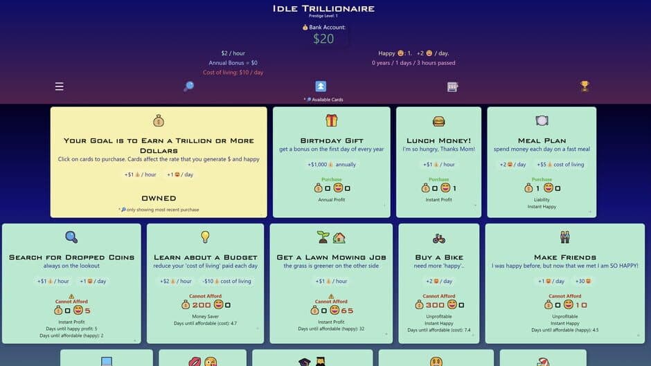 Скриншот 1 из Idle Trillionaire