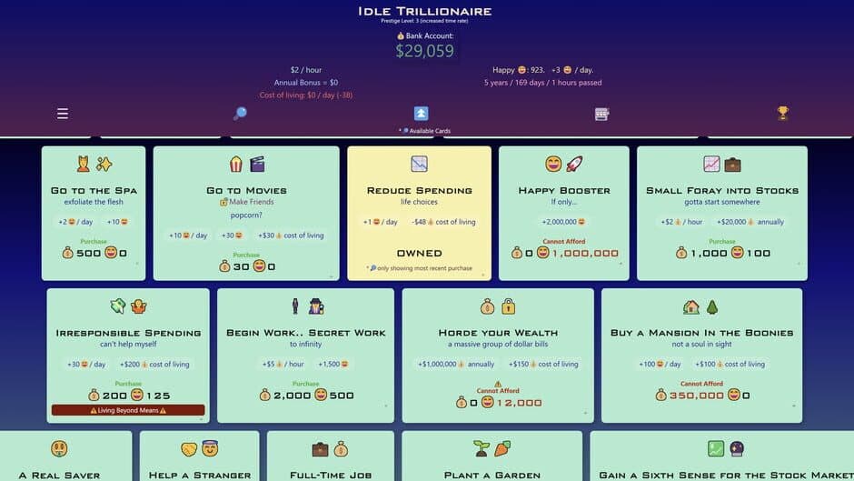 Скриншот 2 из Idle Trillionaire