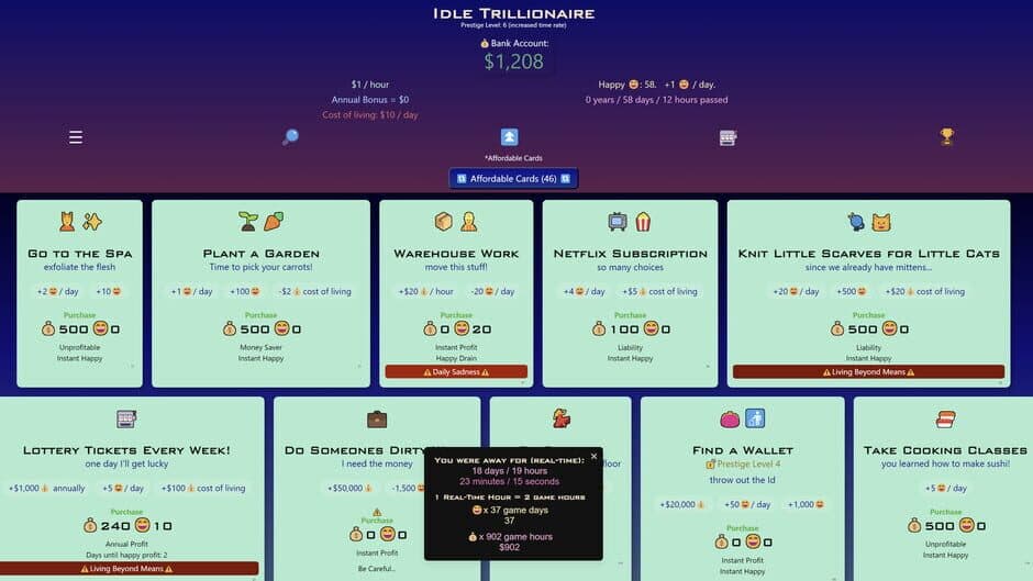 Скриншот 4 из Idle Trillionaire