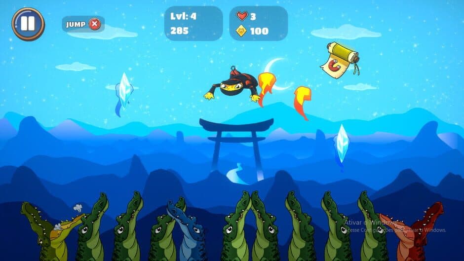 Скриншот 2 из Ninja Frogs