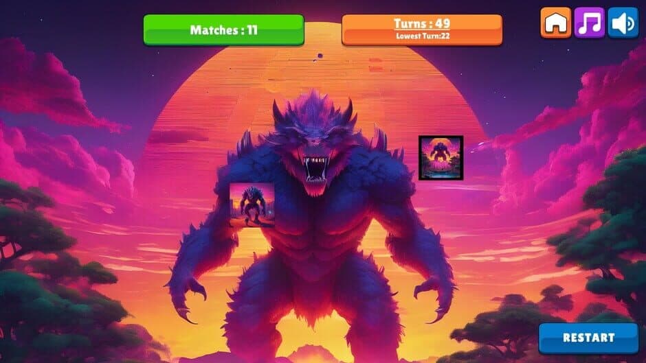 Скриншот 6 из OG Memory: Synthwave Monsters