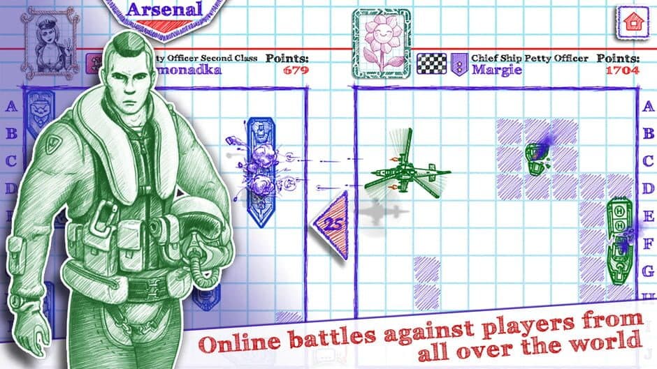 Скриншот 1 из Sea Battle 2