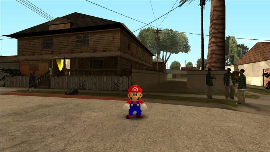 Скриншот 1 из Super Mario 64 in GTA San Andreas