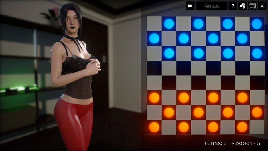Скриншот 1 из 3D Hentai Checkers