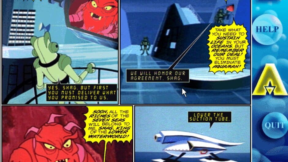 Скриншот 1 из Aquaman: War of the Water Worlds