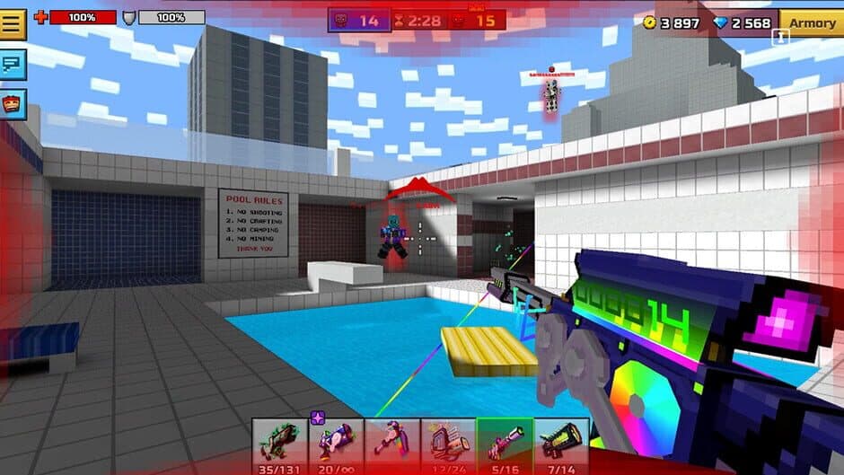 Скриншот 6 из Pixel Gun 3D: RGB Hero Set
