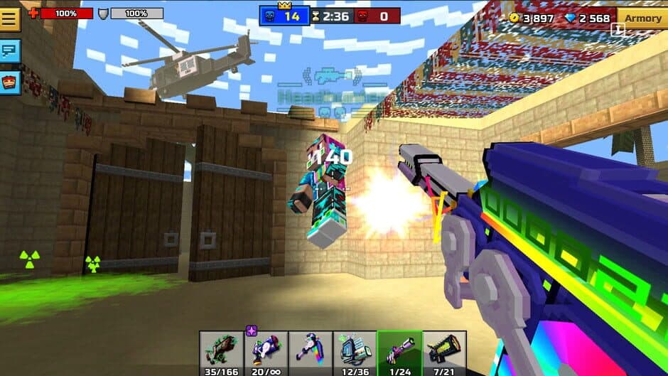 Скриншот 7 из Pixel Gun 3D: RGB Hero Set