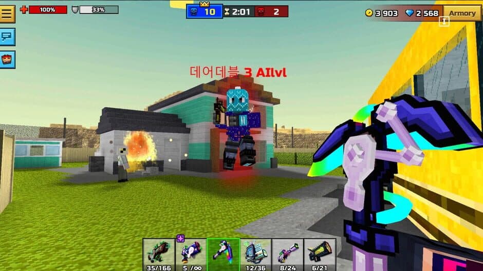 Скриншот 1 из Pixel Gun 3D: RGB Hero Set