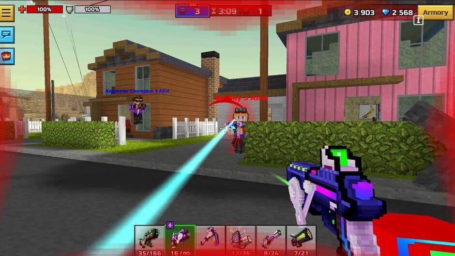 Скриншот 5 из Pixel Gun 3D: RGB Hero Set