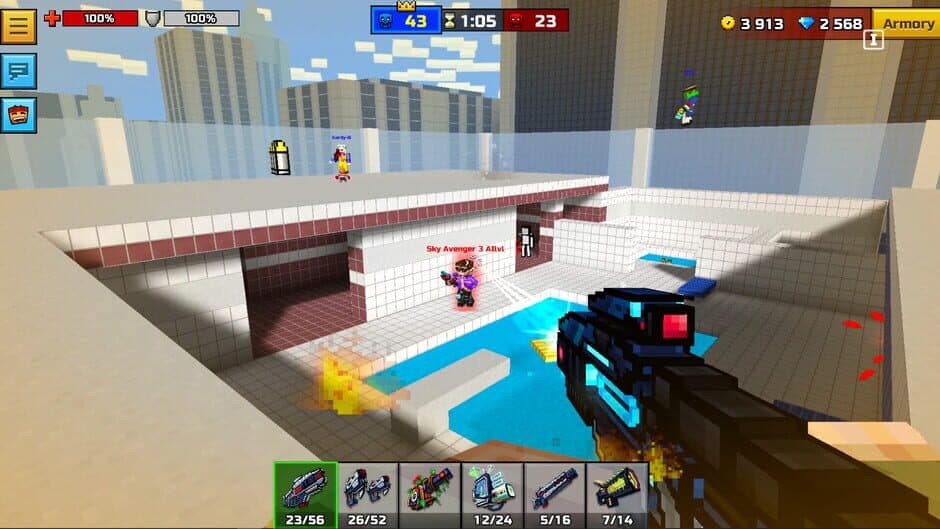 Скриншот 1 из Pixel Gun 3D: Frost Dive Set