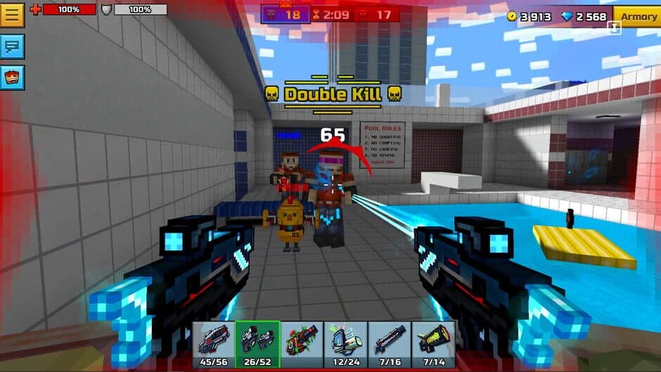 Скриншот 6 из Pixel Gun 3D: Frost Dive Set