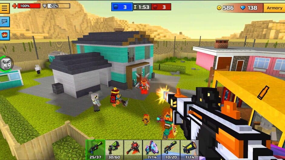 Скриншот 1 из Pixel Gun 3D: Critical Strike Set