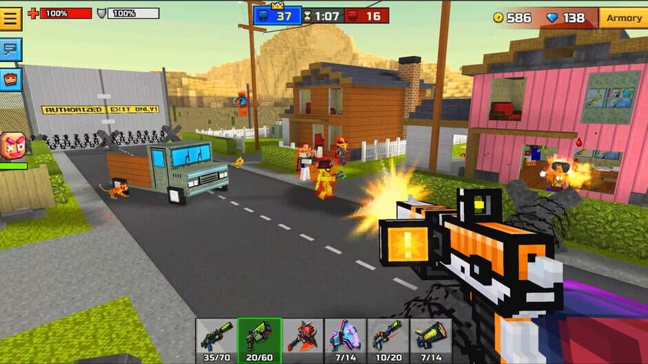 Скриншот 3 из Pixel Gun 3D: Critical Strike Set