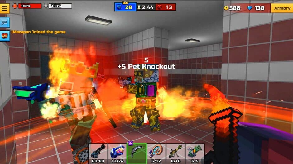 Скриншот 3 из Pixel Gun 3D: Dark Fire Set