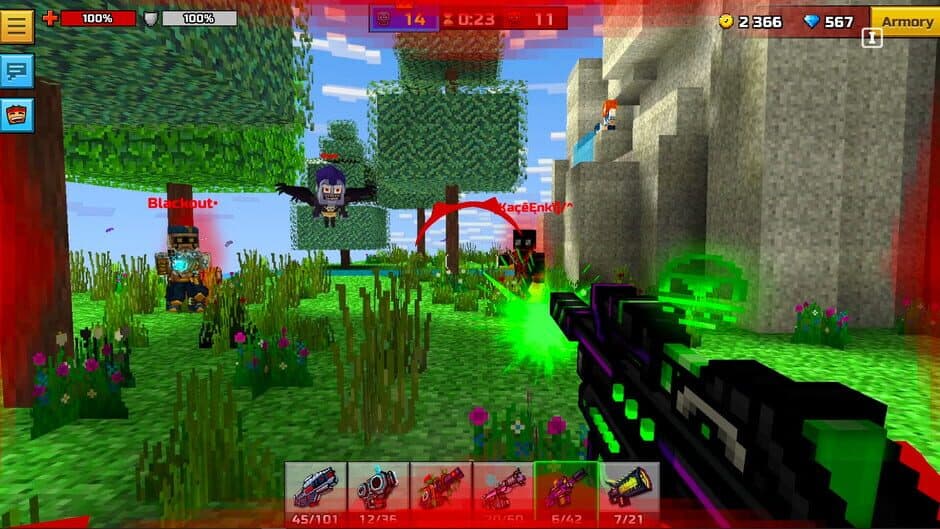 Скриншот 1 из Pixel Gun 3D: Poison Retro Set
