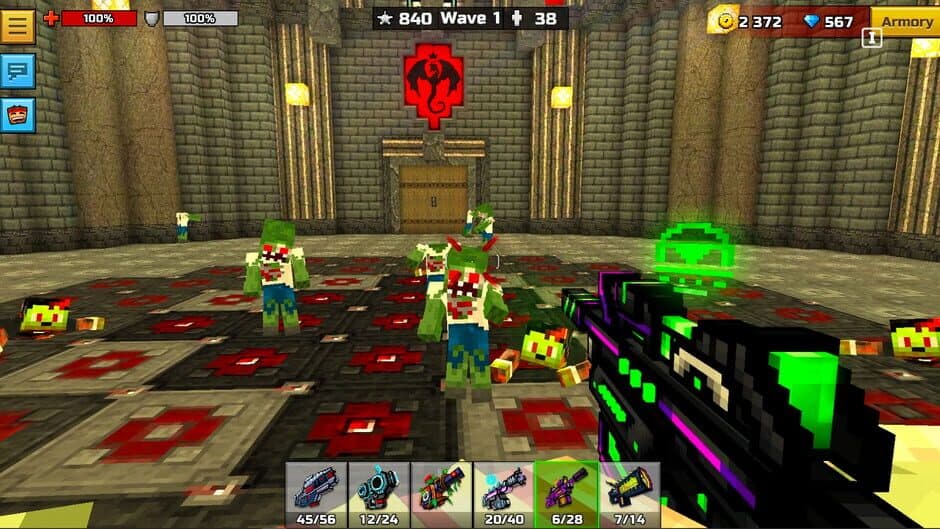Скриншот 2 из Pixel Gun 3D: Poison Retro Set