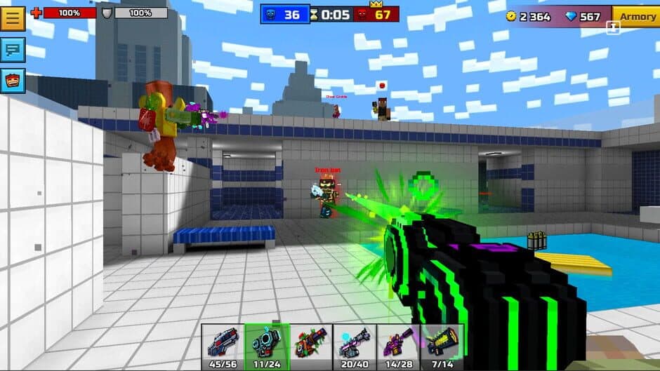 Скриншот 3 из Pixel Gun 3D: Poison Retro Set