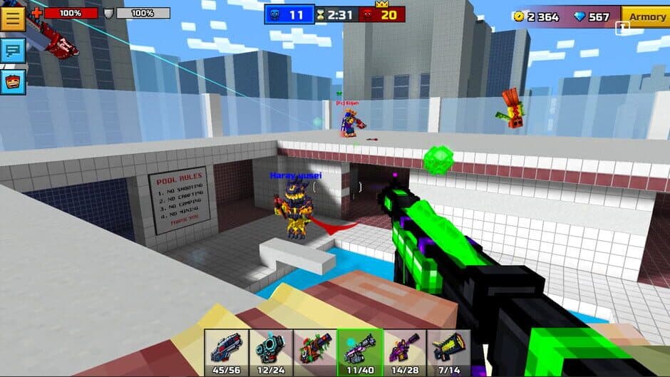 Скриншот 5 из Pixel Gun 3D: Poison Retro Set