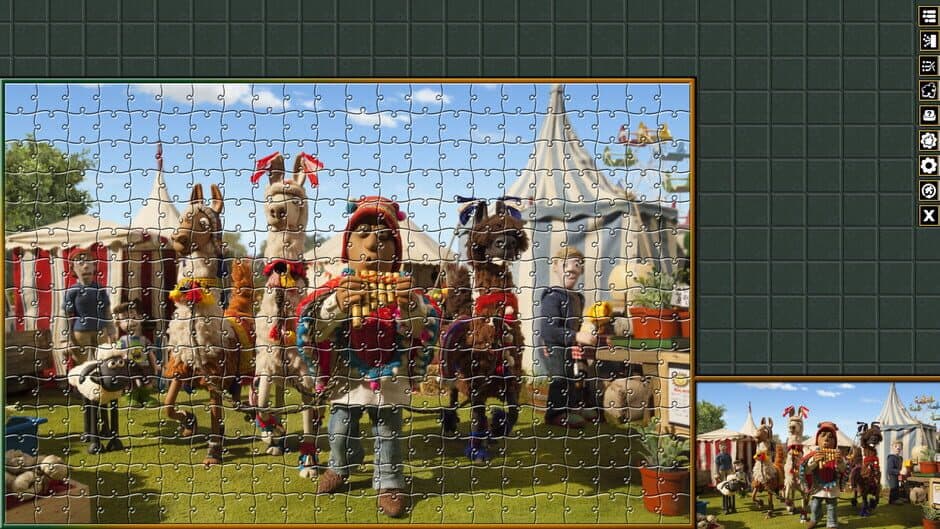 Скриншот 9 из Pixel Puzzles Aardman Jigsaws: The Farmers Llamas