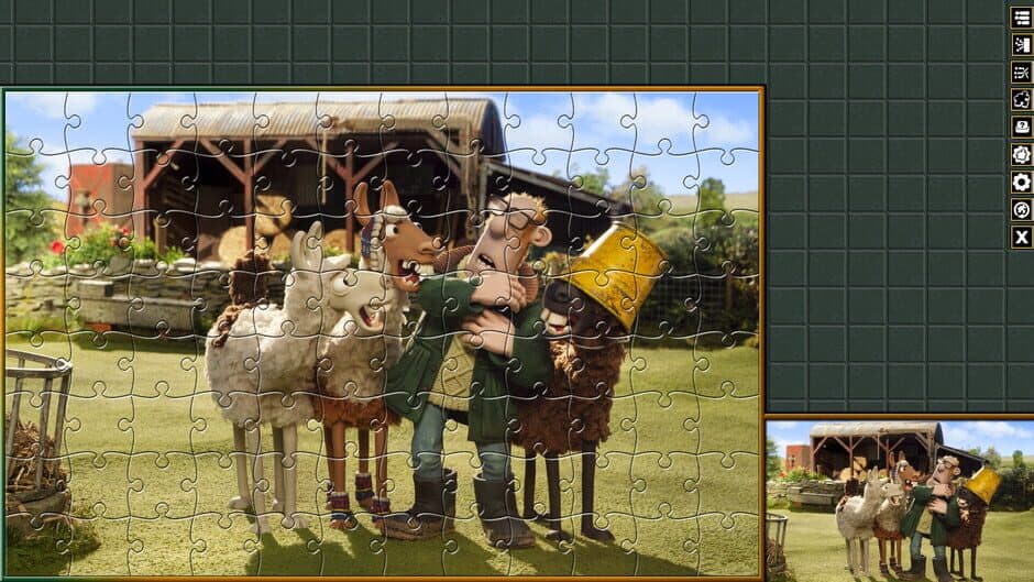 Скриншот 2 из Pixel Puzzles Aardman Jigsaws: The Farmers Llamas