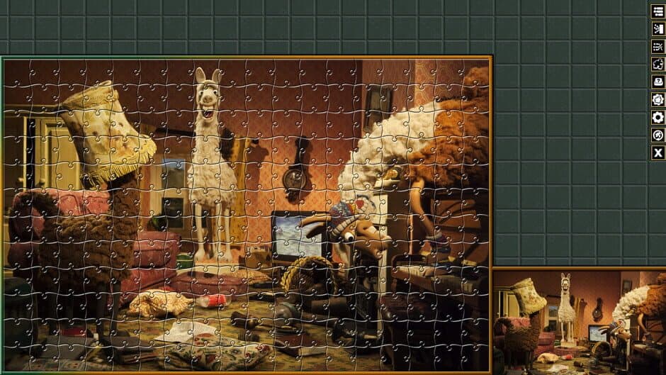 Скриншот 1 из Pixel Puzzles Aardman Jigsaws: The Farmers Llamas
