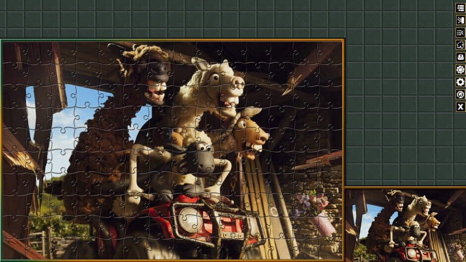 Скриншот 5 из Pixel Puzzles Aardman Jigsaws: The Farmers Llamas