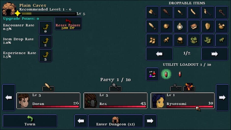 Скриншот 4 из Legends of Dragaea: Idle Dungeons