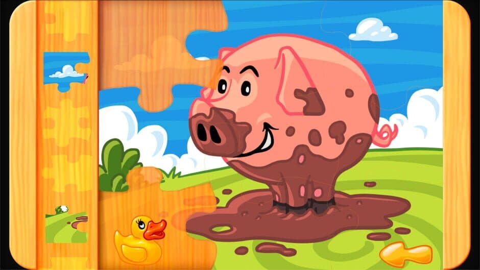 Скриншот 3 из Animal Farm Jigsaw Games for Toddlers, Babys and Kids