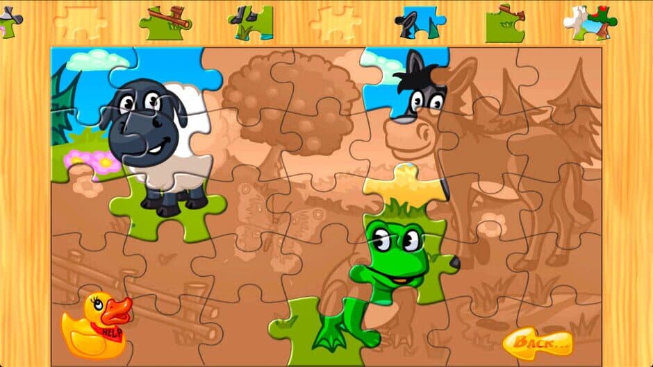 Скриншот 10 из Animal Farm Jigsaw Games for Toddlers, Babys and Kids