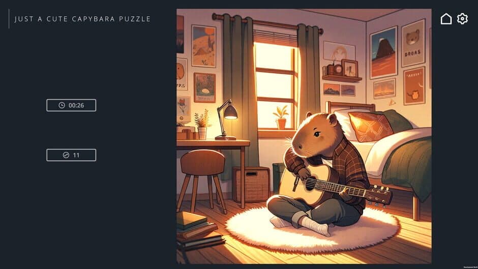 Скриншот 1 из Just a Cute Capybara Puzzle