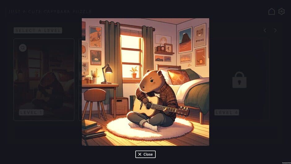 Скриншот 6 из Just a Cute Capybara Puzzle