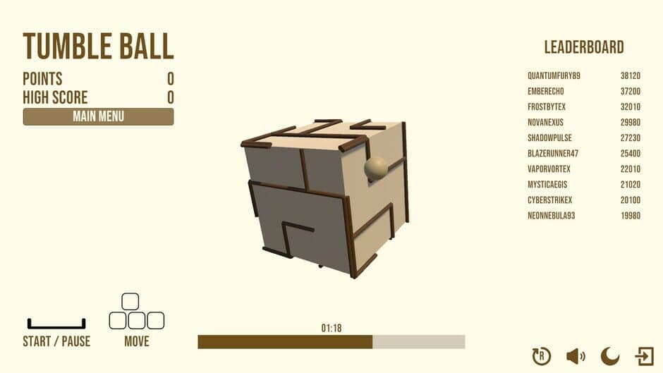 Скриншот 1 из Tumble Ball