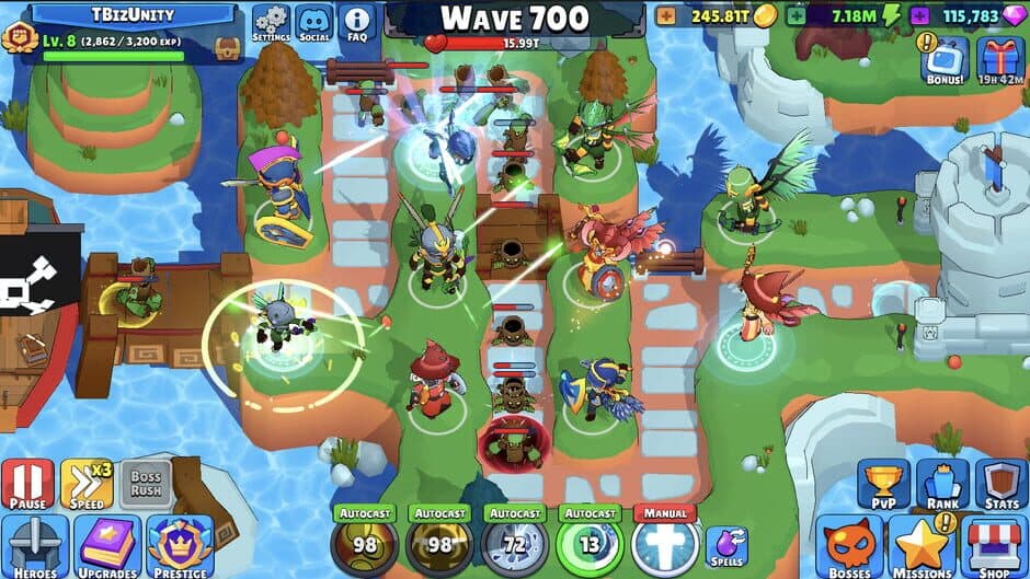 Скриншот 1 из Idle Hero TD