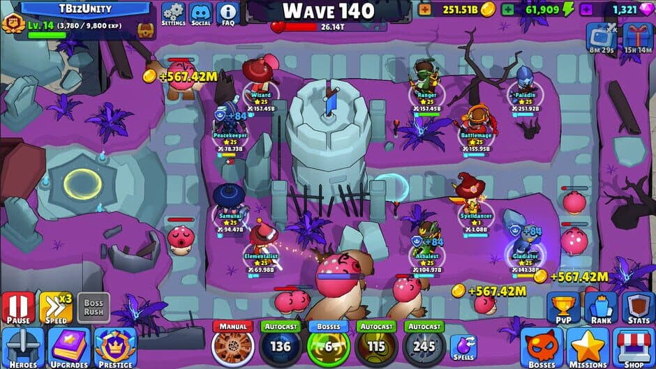 Скриншот 4 из Idle Hero TD