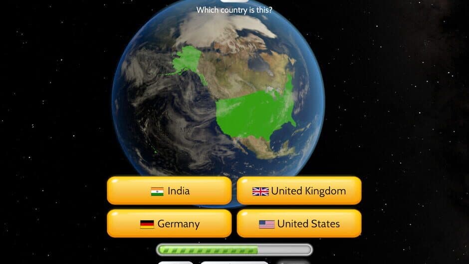 Скриншот 1 из Capitals Quizzer: Globe Mode