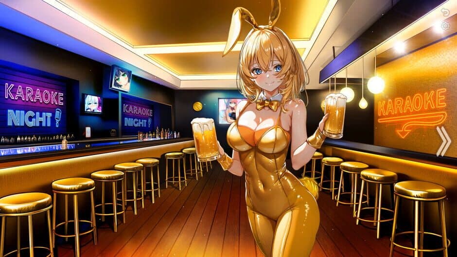 Скриншот 2 из Bunny-girl with Golden Tummy
