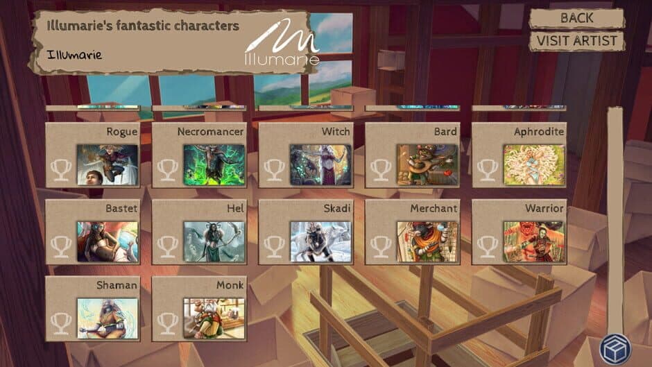Скриншот 2 из DachStudio Puzzle Box:: Illumarie's Fantastic Characters