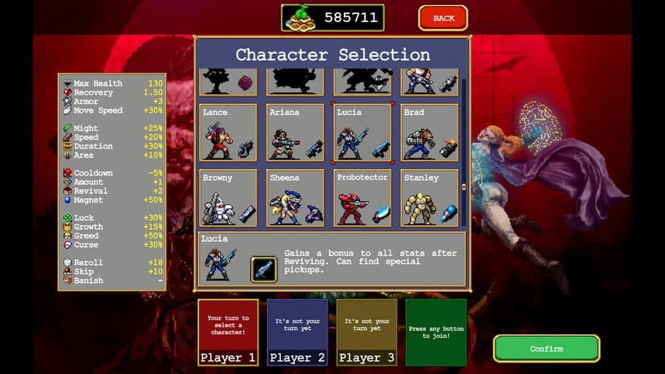Скриншот 3 из Vampire Survivors: Operation Guns