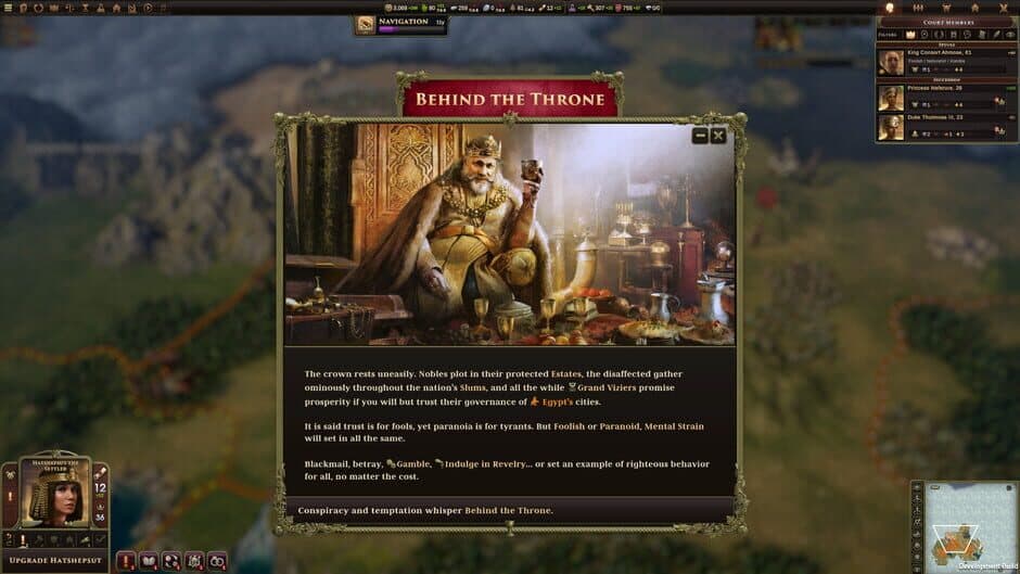 Скриншот 2 из Old World: Behind the Throne