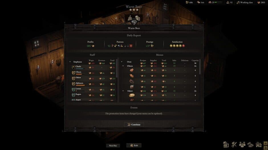 Скриншот 4 из Wartales: The Tavern Opens!