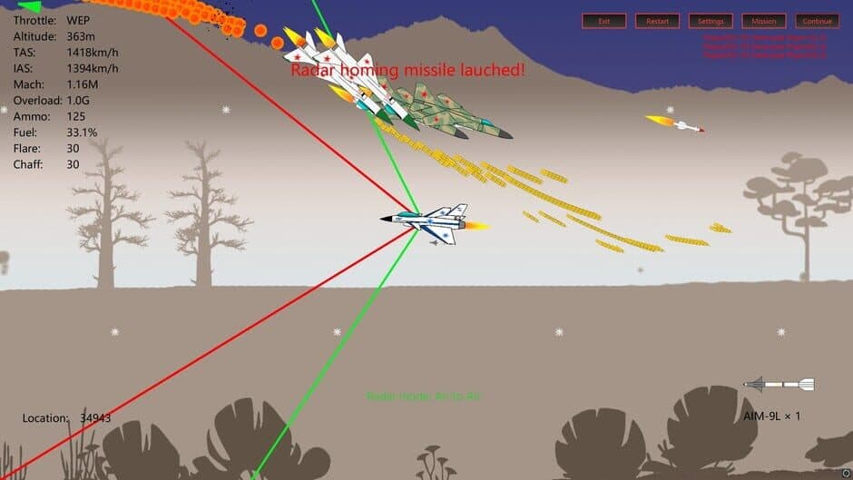 Скриншот 2 из 2D Dogfight: Secret Project