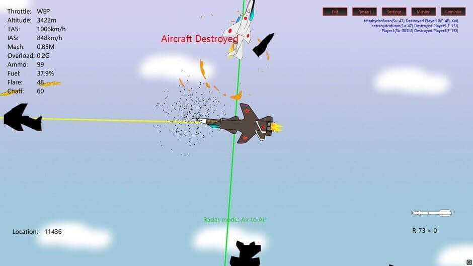 Скриншот 3 из 2D Dogfight: Secret Project