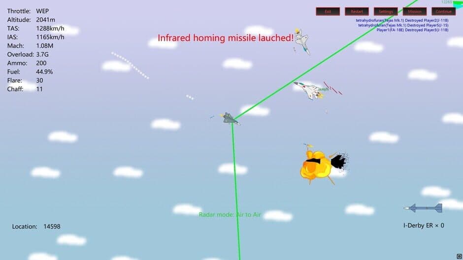 Скриншот 4 из 2D Dogfight: Secret Project