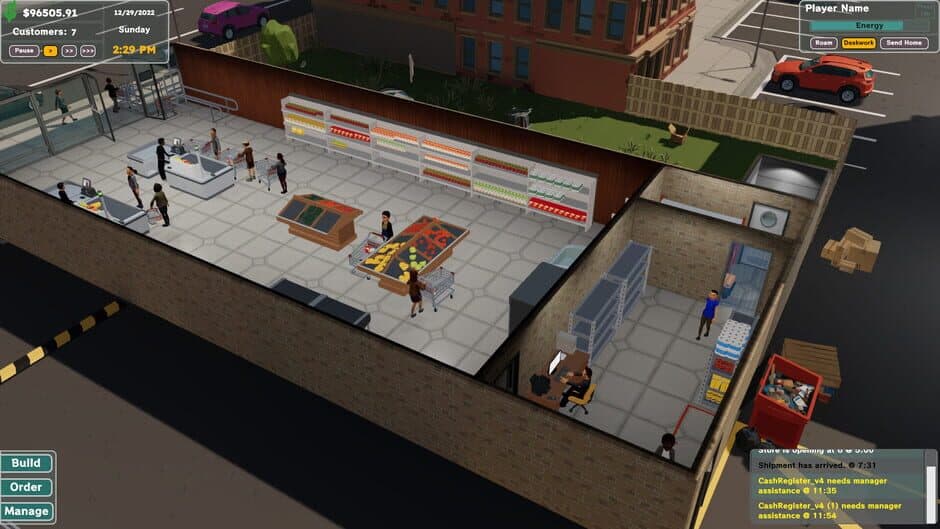 Скриншот 2 из Grocery Store Tycoon