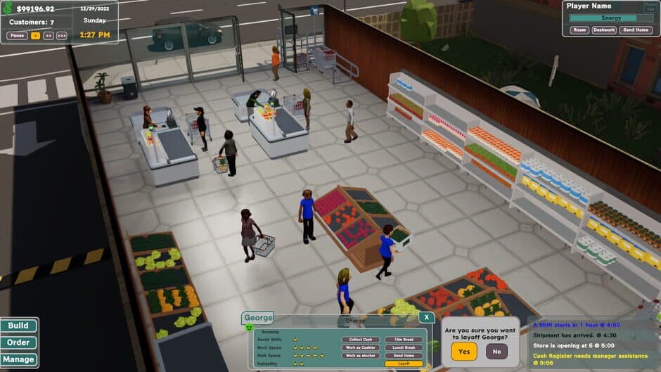 Скриншот 7 из Grocery Store Tycoon
