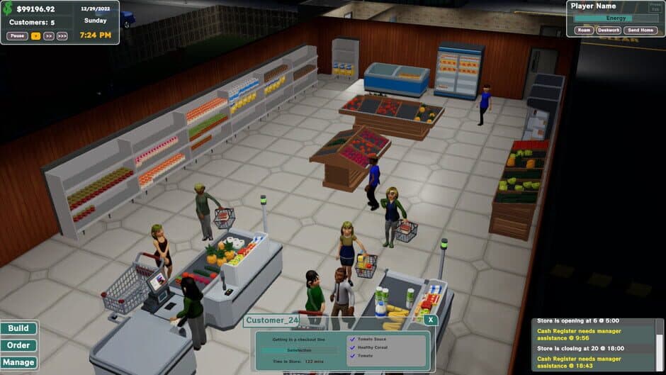 Скриншот 8 из Grocery Store Tycoon