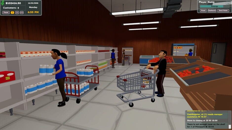 Скриншот 12 из Grocery Store Tycoon