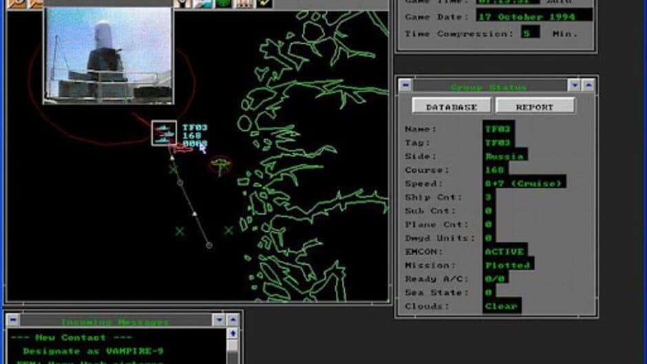 Скриншот 2 из Larry Bond's Harpoon 3: Advanced Naval Warfare