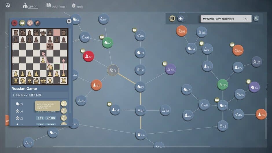 Скриншот 1 из Chess Opening Repertoire Builder