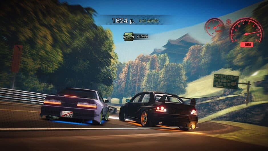 Скриншот 2 из Kanjozoku 2: Drift Car Games